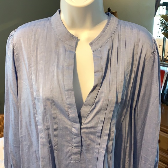 Loft split neck blouse - Picture 2 of 5